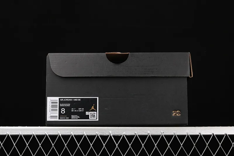 All categories Air Jordan Jordan series basketball shoes Air Jordan 1 Mid Air Jordan Mid AJ1 Joe 1 Pink Popsicle Zhongbang series basketball shoes 555112-002